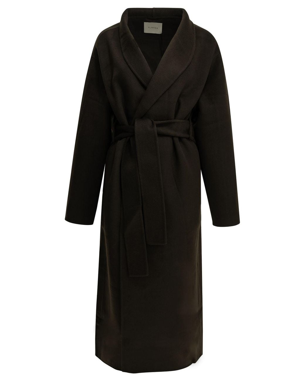 Almada Label Black "Mara" Long Coat