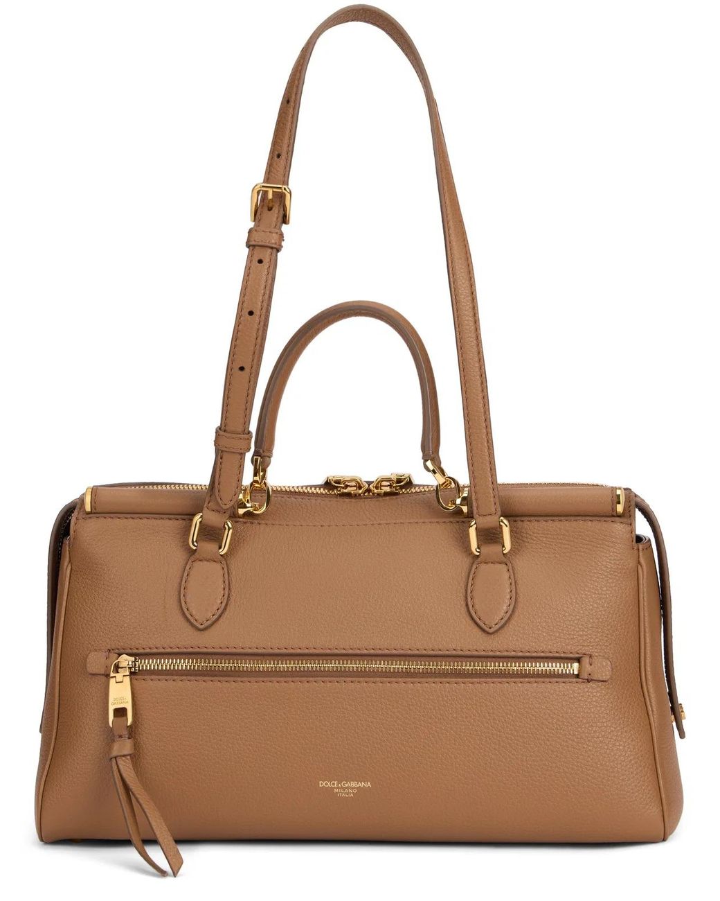 Dolce & Gabbana Brown Dolce & Gabbana Leather Tote Bag