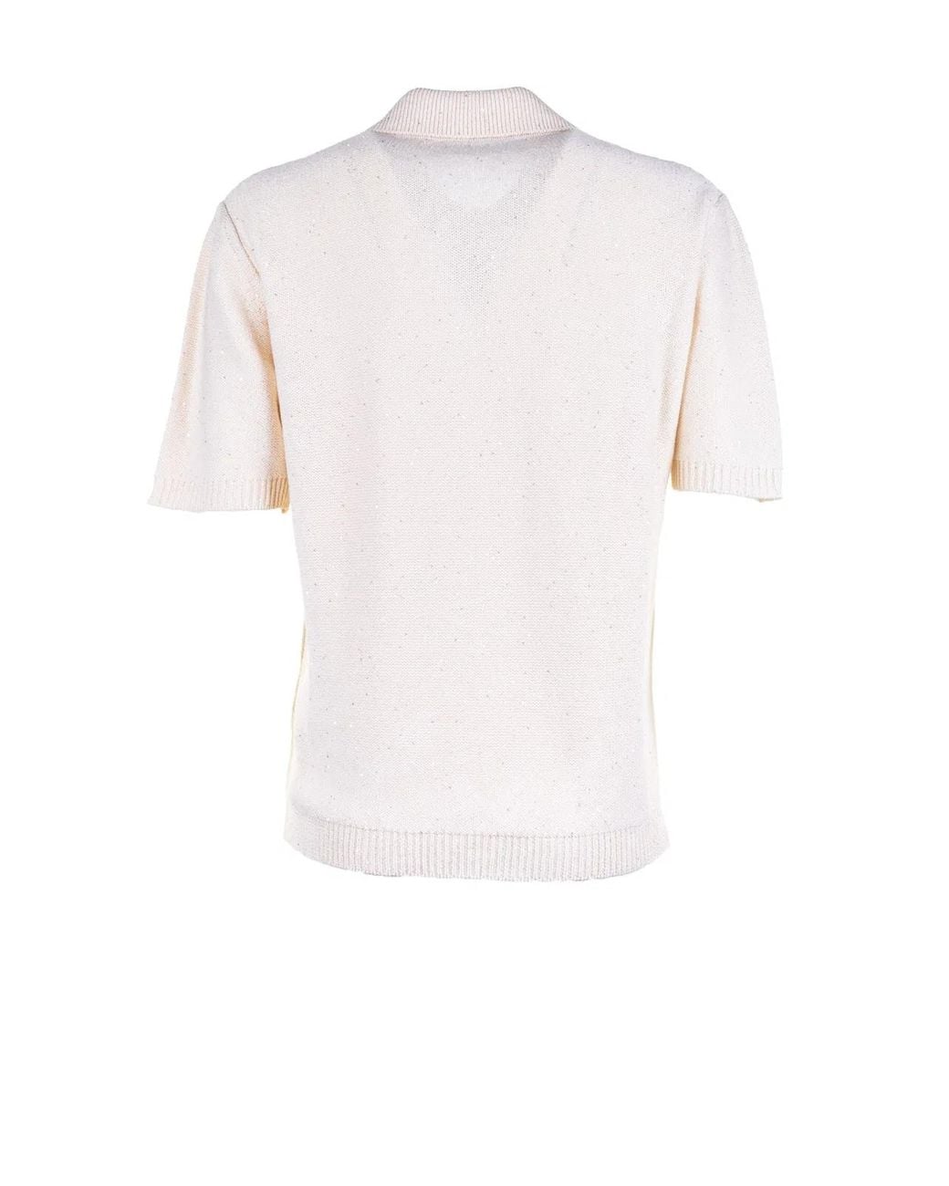 Fabiana Filippi White Short Sleeve Polo