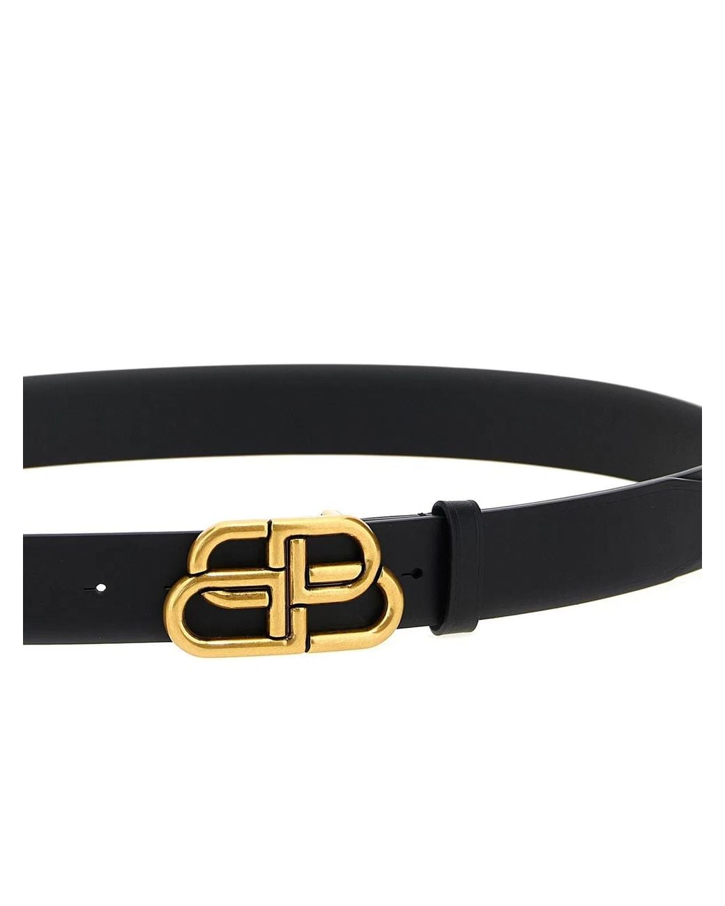 Balenciaga Black 'Bb' Belt for men