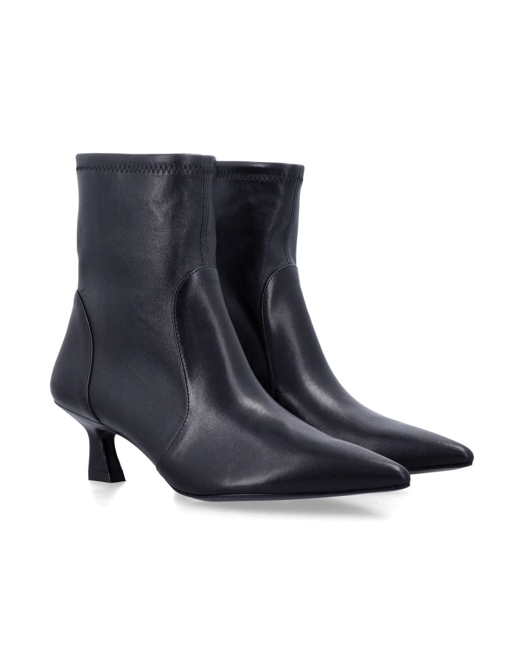 Stuart Weitzman Blue "Vinnie 50" Ankle Boots