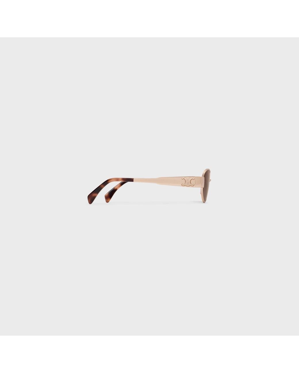 Céline Brown Triomphe Metal 01 Sunglasses