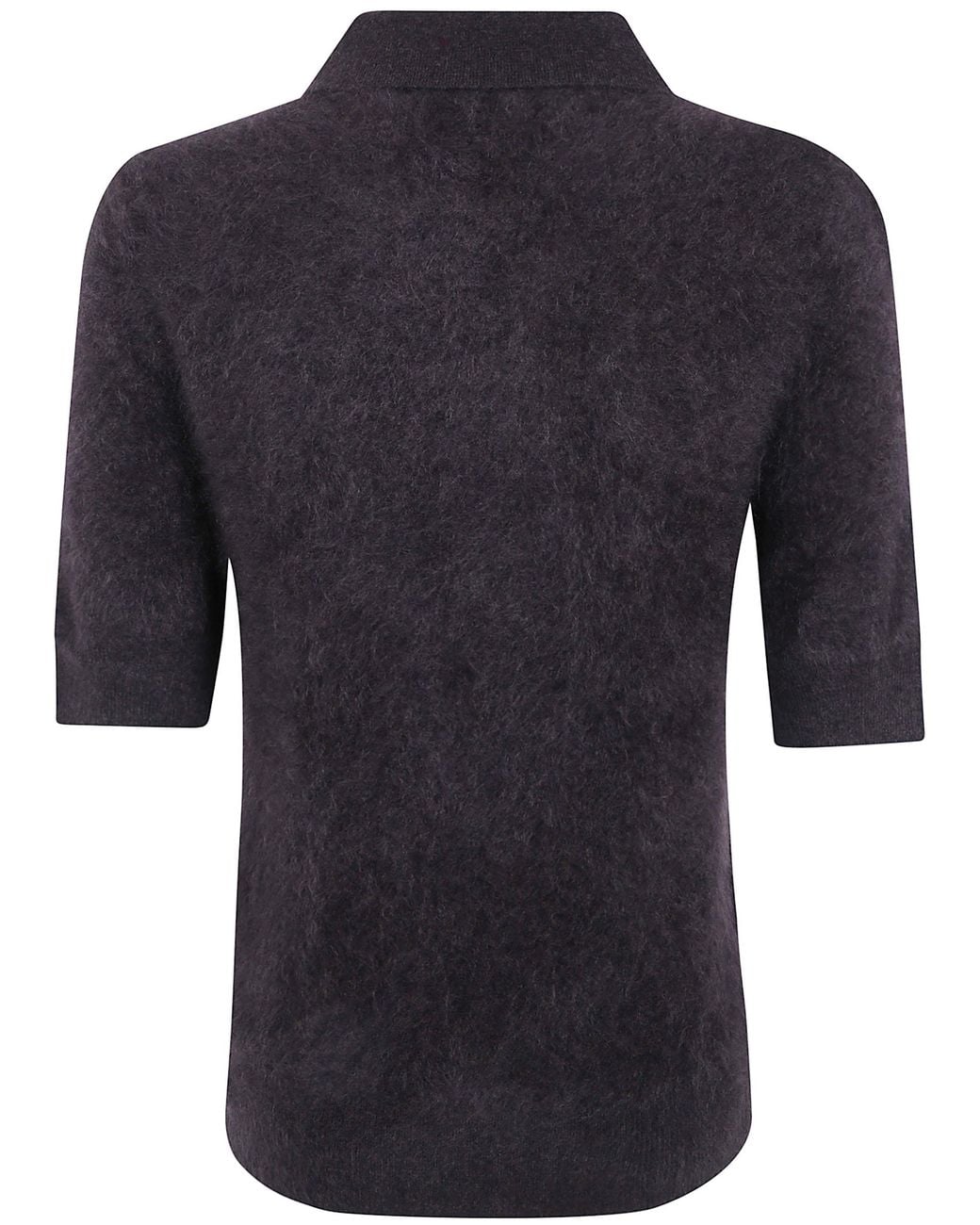 ABSOLUT CASHMERE Black "Margot" Short Sleeves Sweater