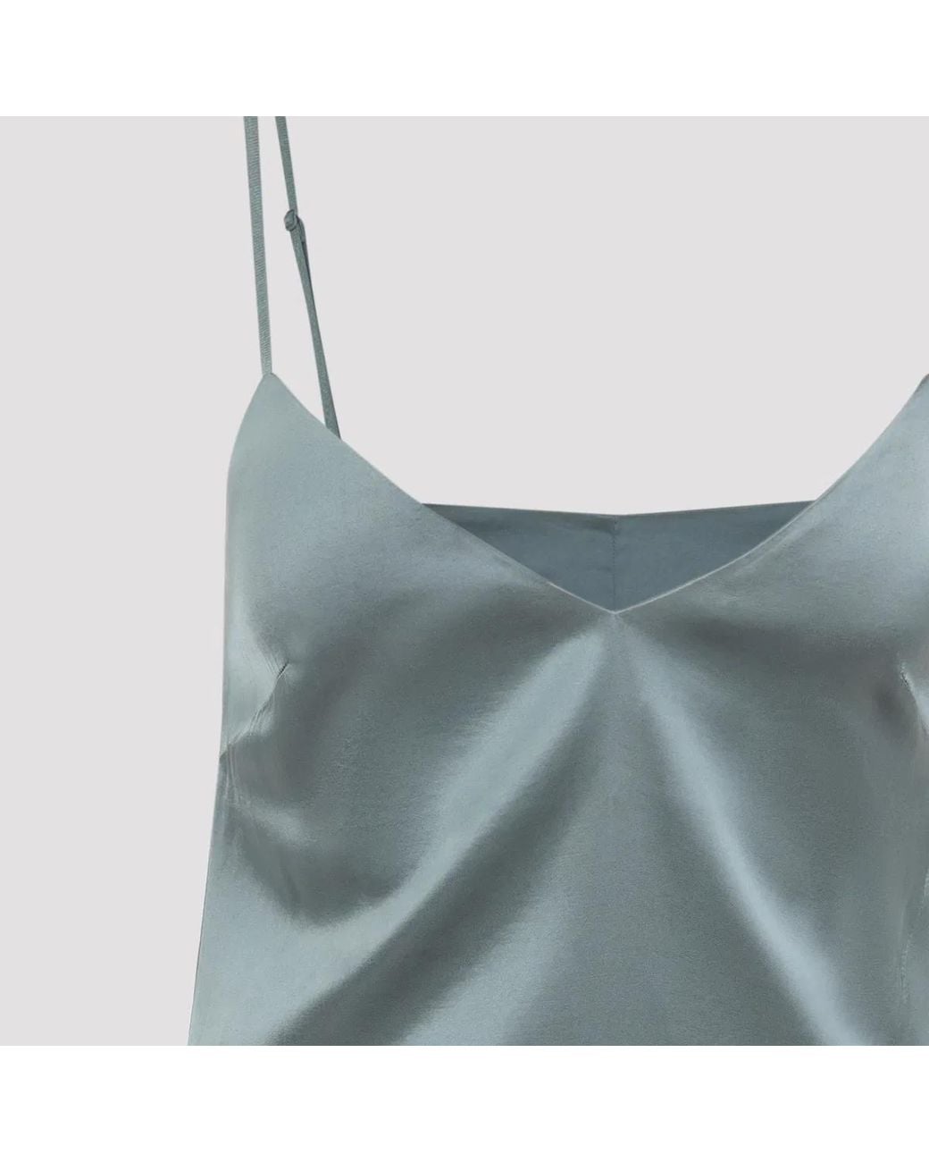 Acne Blue Viscose Midi Dress