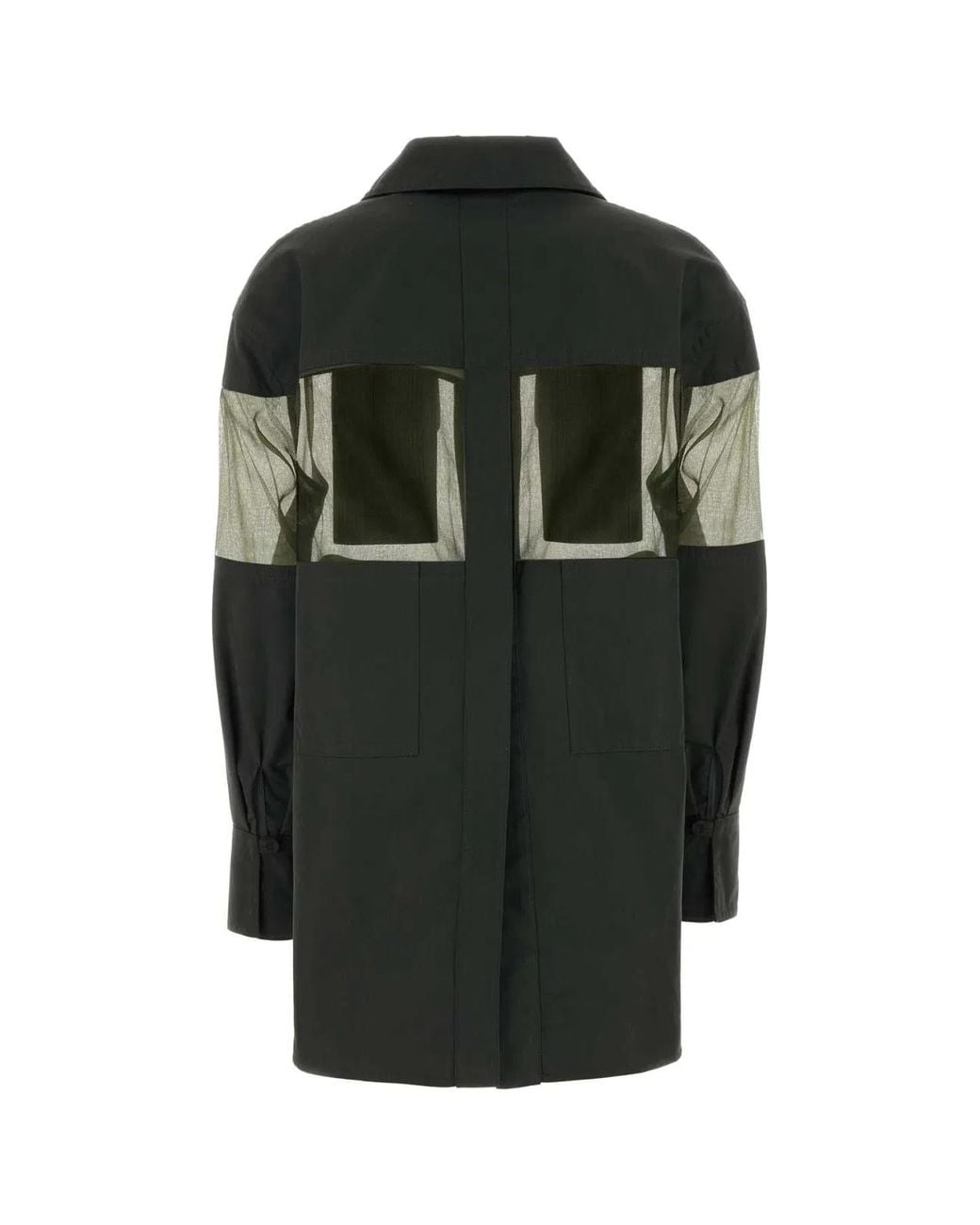 Fendi Green Cotton Blend Jacket