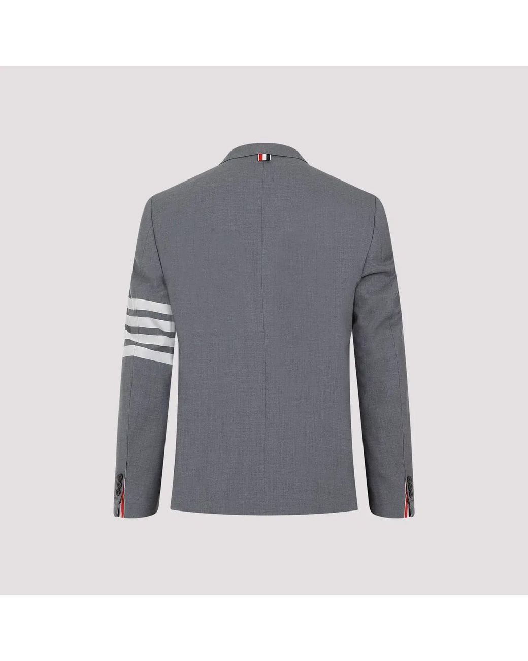 Thom Browne Gray Wool Jacket, Stylish And Warm for men