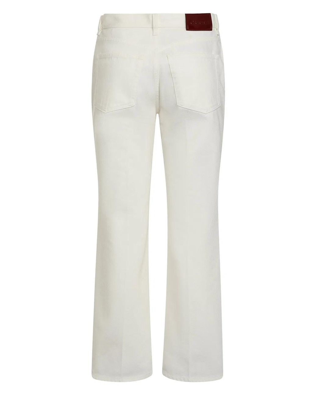Gucci White Flared Trousers