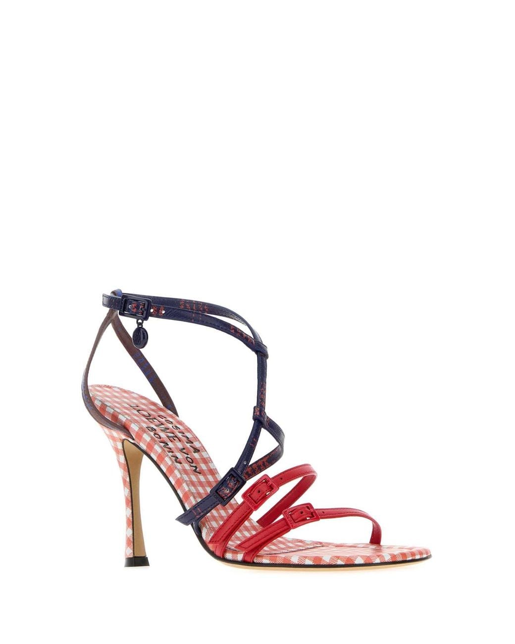 Loewe Pink Printed Nappa Leather New Comic Sandals