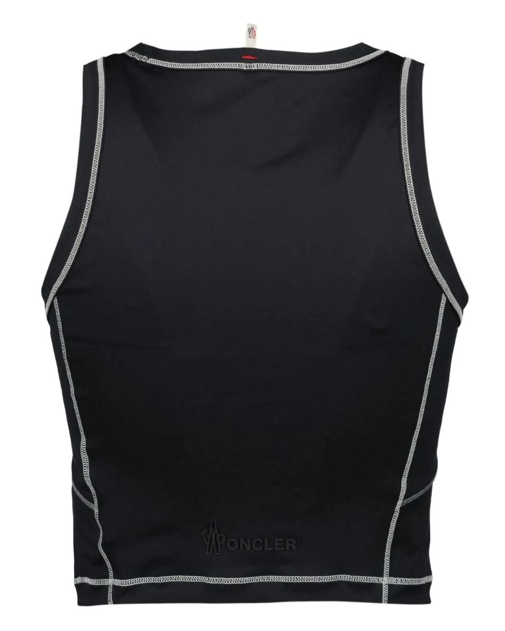 Moncler Black Polyamide Elastane Top
