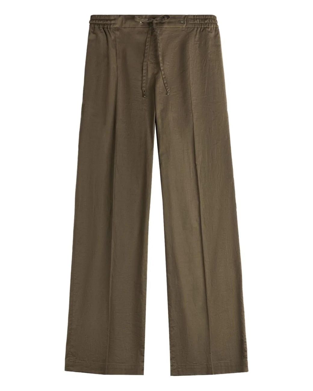 Fay Green Cotton Trousers