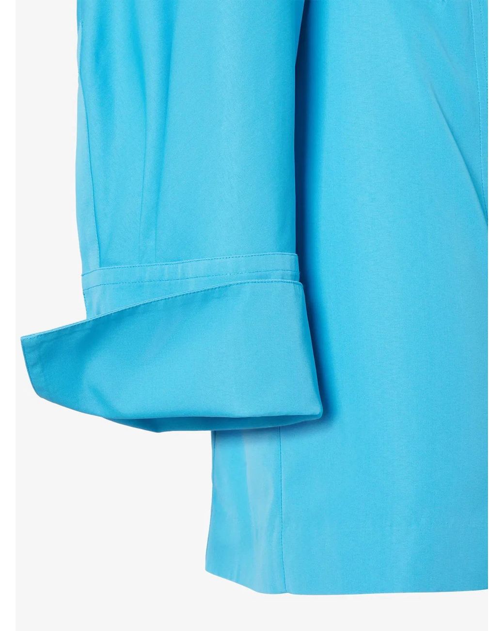 Fendi Blue Technical Viscose Dress