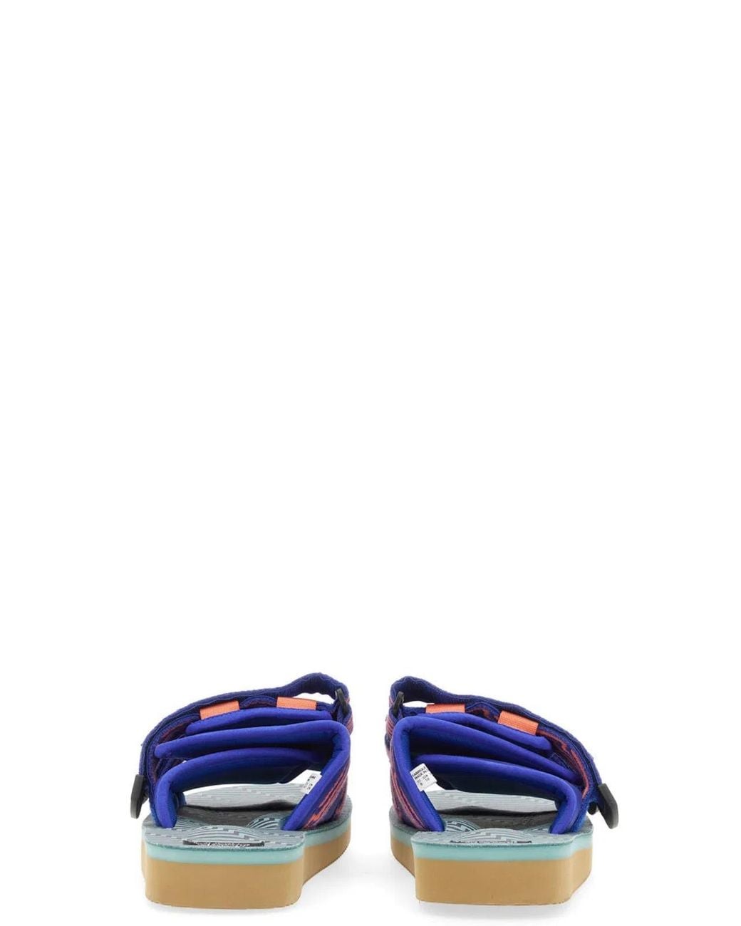 Suicoke Purple Padded Nylon Slipper With Adjustable Straps for men