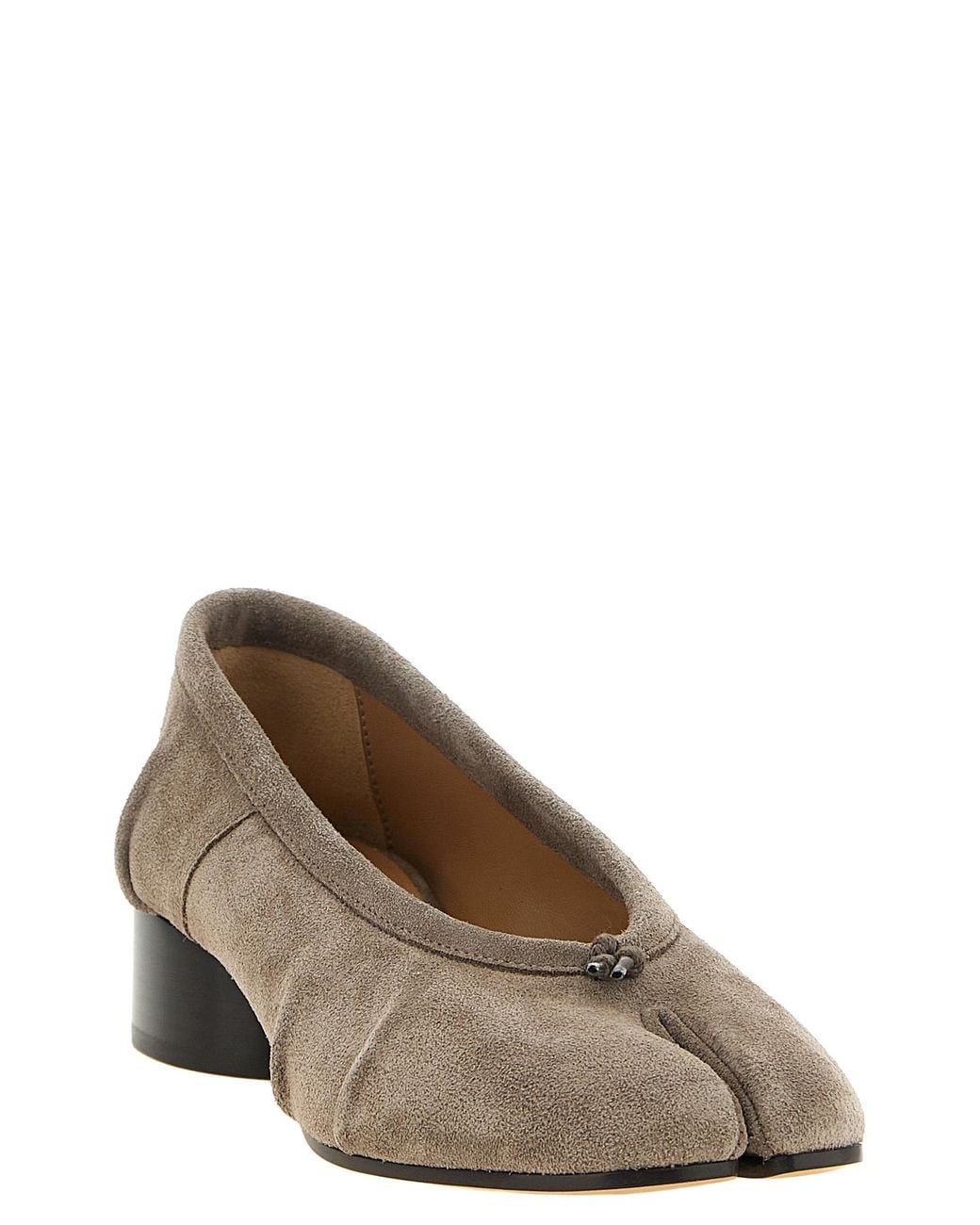 Maison Margiela Brown 'New Tabi' Ballet Flats