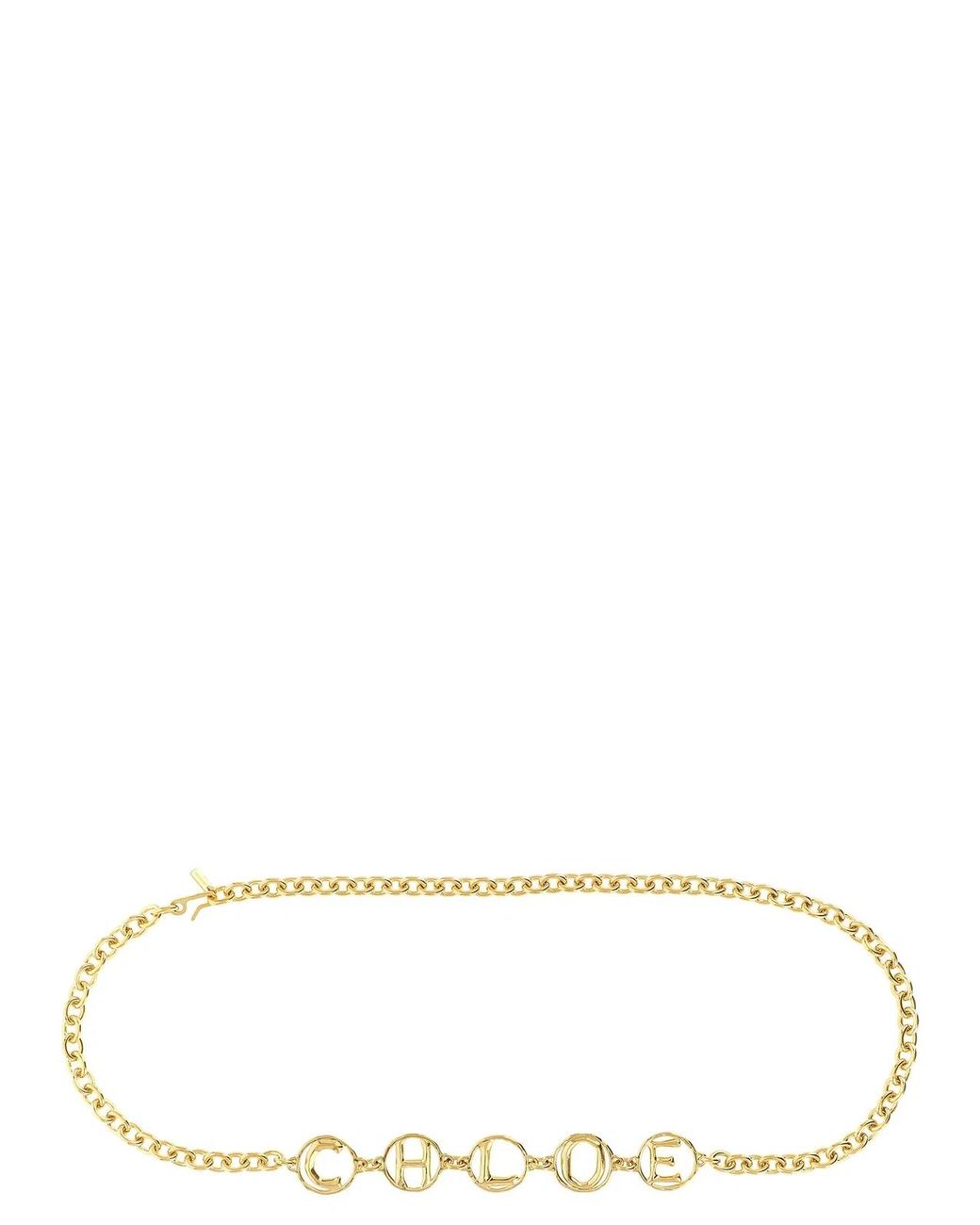 Chloé Natural Script' Jewel Belt