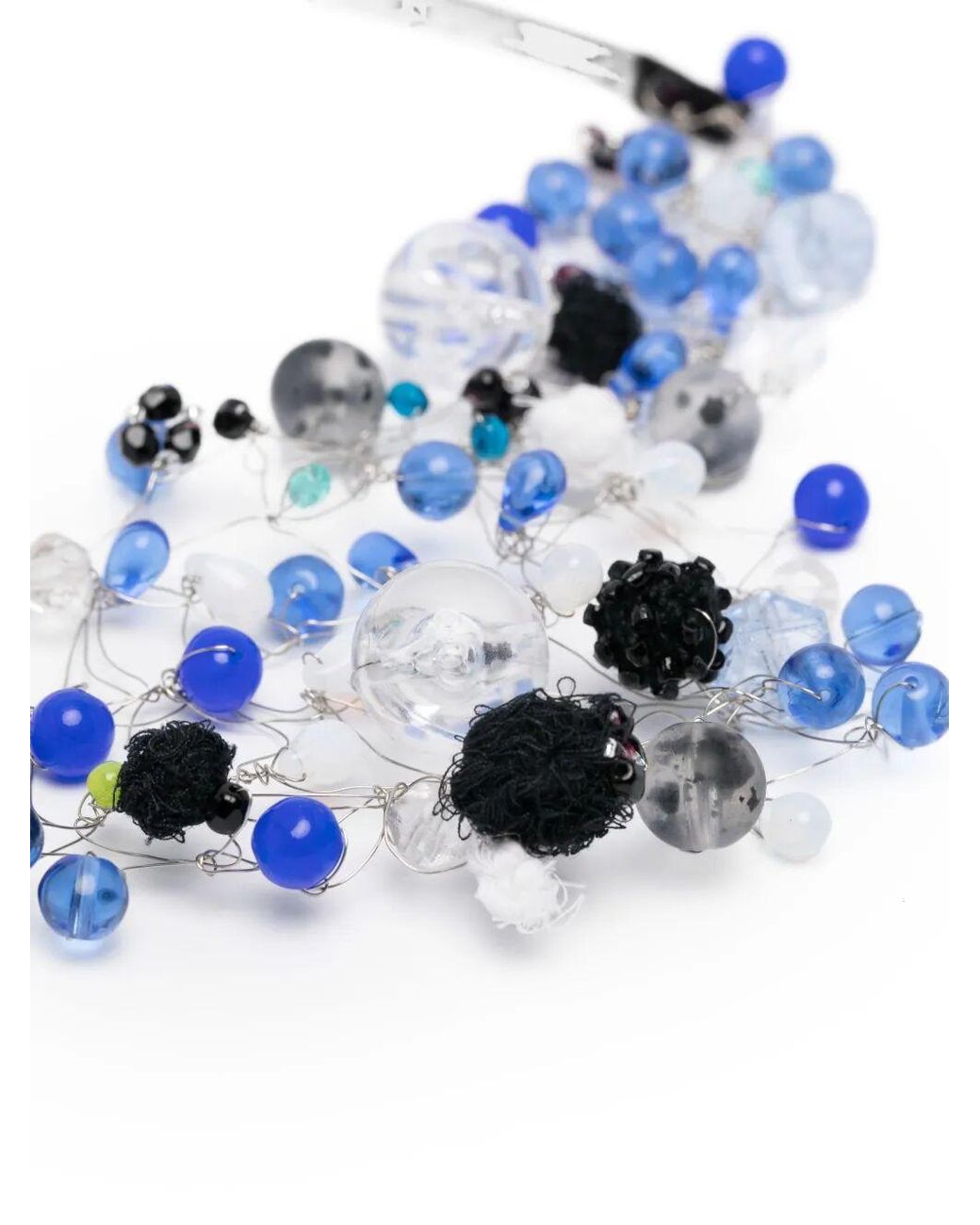 Maria Calderara Blue "Beans Cosmos" Necklace