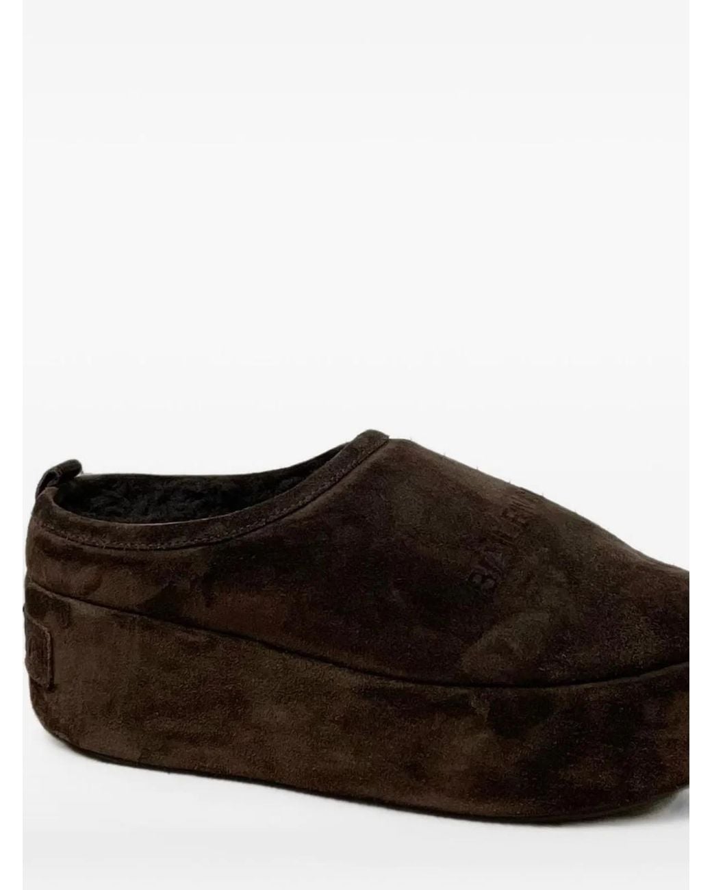 Balenciaga Black Alaska Soft Platform Mule