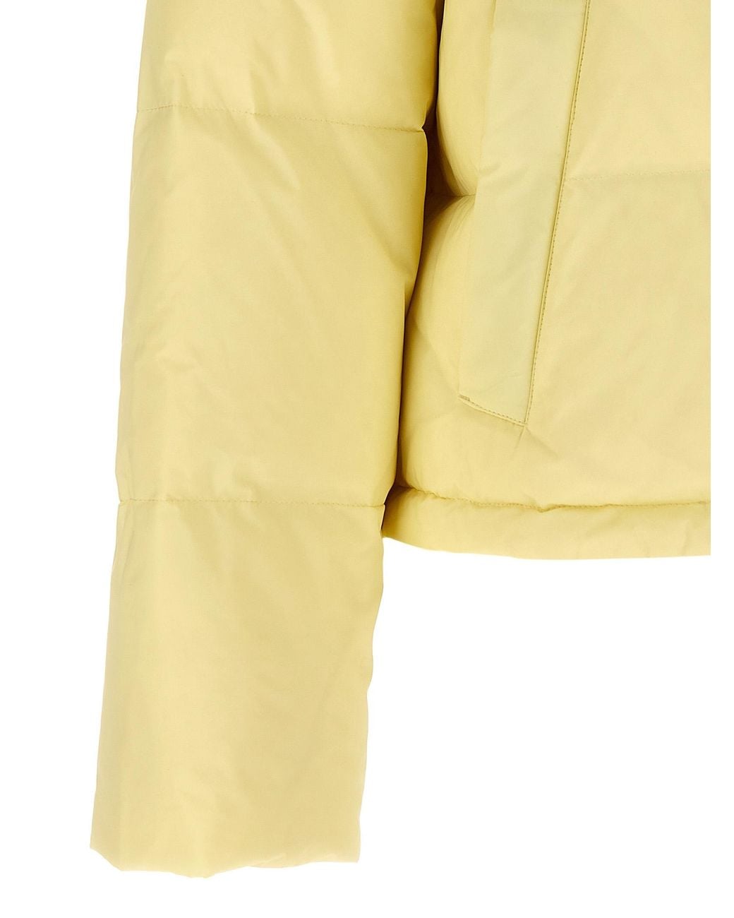 Army by Yves Salomon Yellow Fur Insert Down Jacket