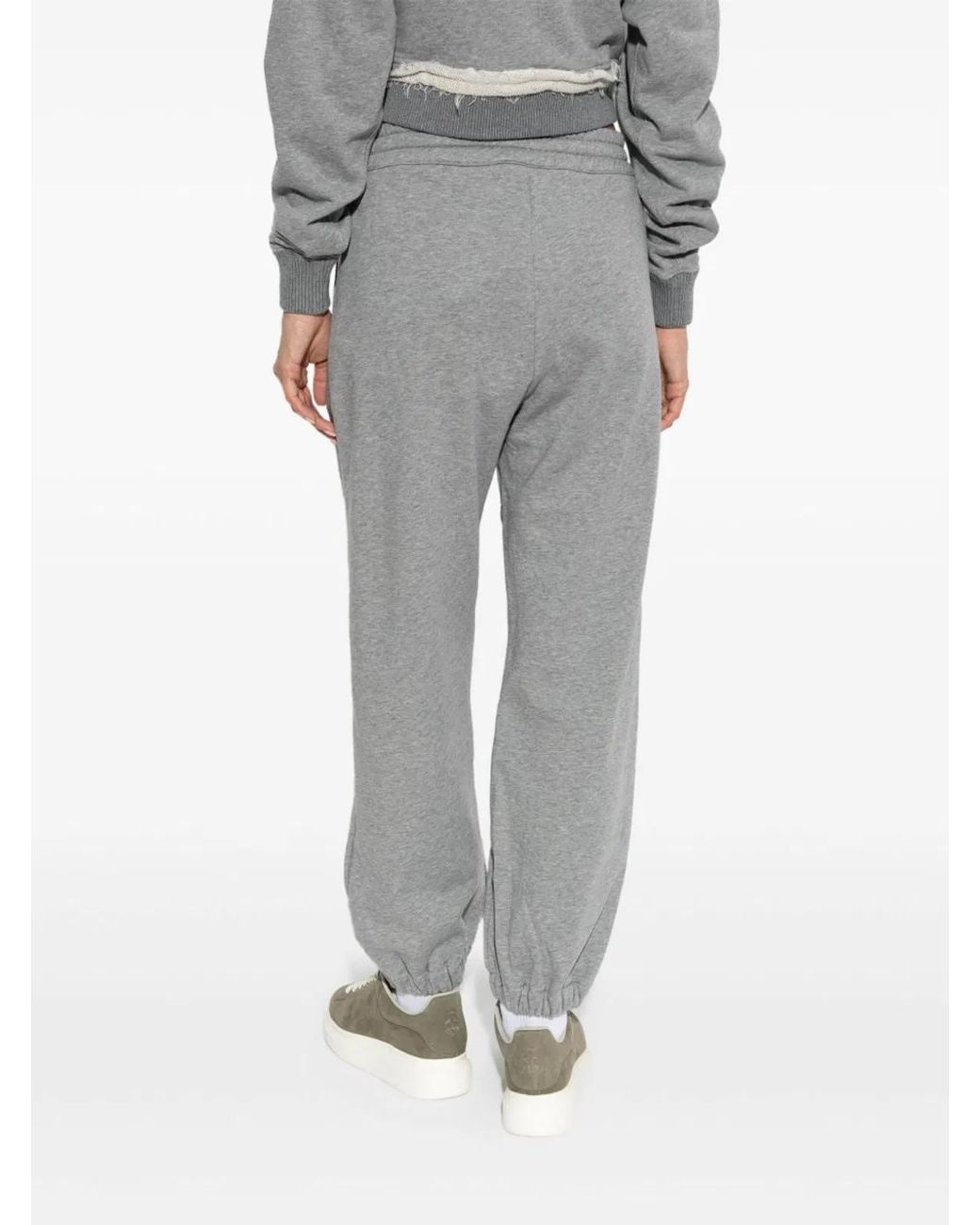 McQueen Gray Cotton Trousers