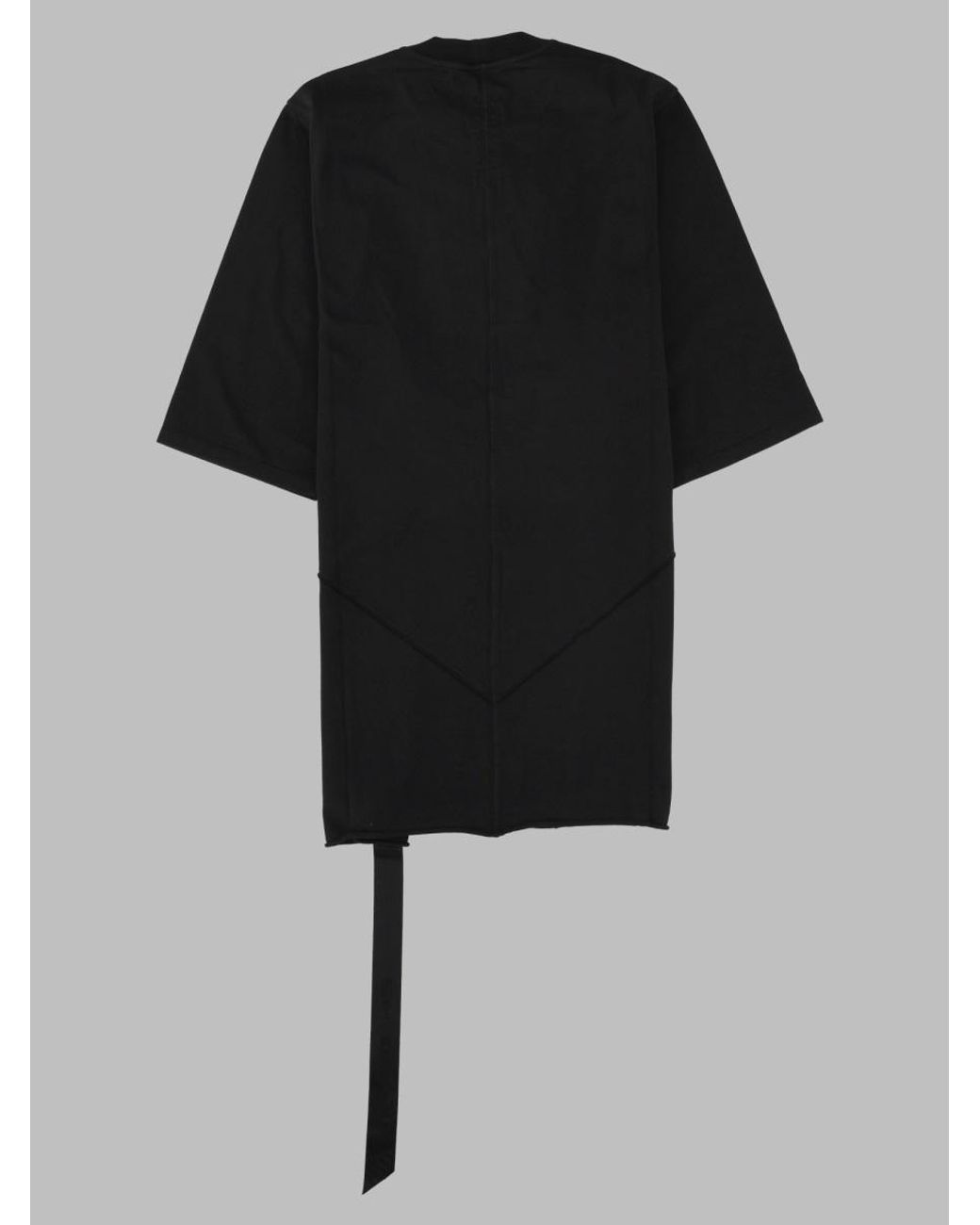 Rick Owens Black T-Shirt "Jumbo" for men