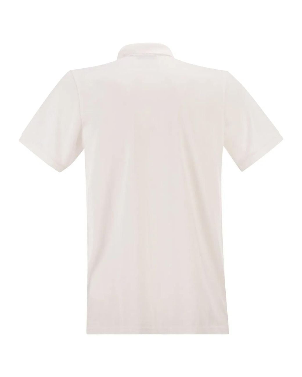 Carhartt White Short-Sleeved Piqué Polo Shirt