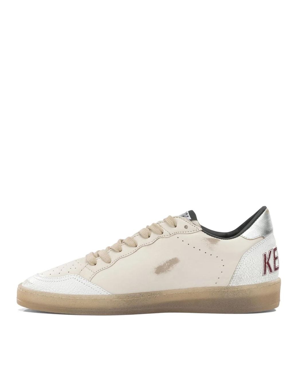 Golden Goose Deluxe Brand Pink "Ball Star" Low-Top Sneakers for men