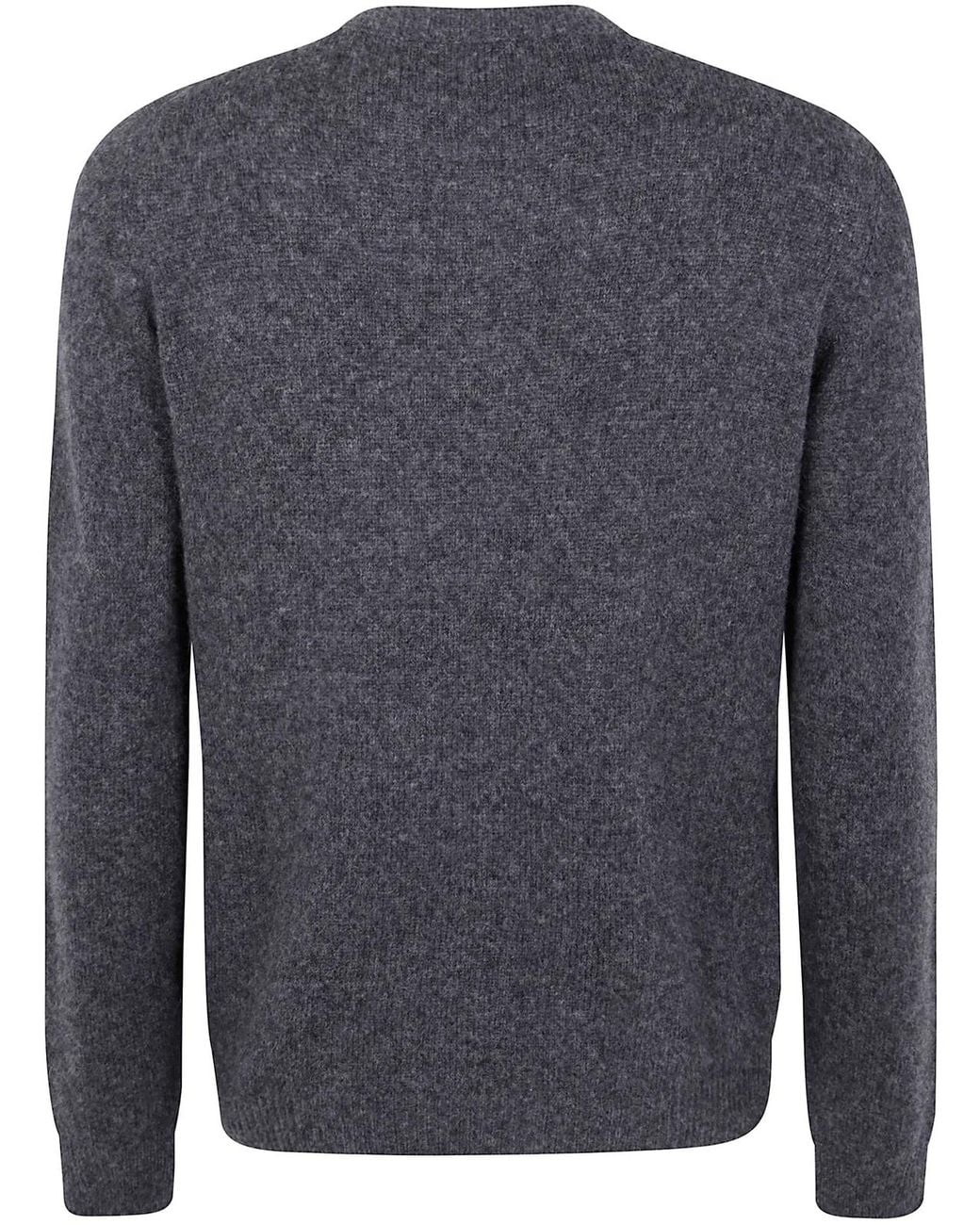 Nuur Blue Long Sleeves Swg Round Neck Sweater for men
