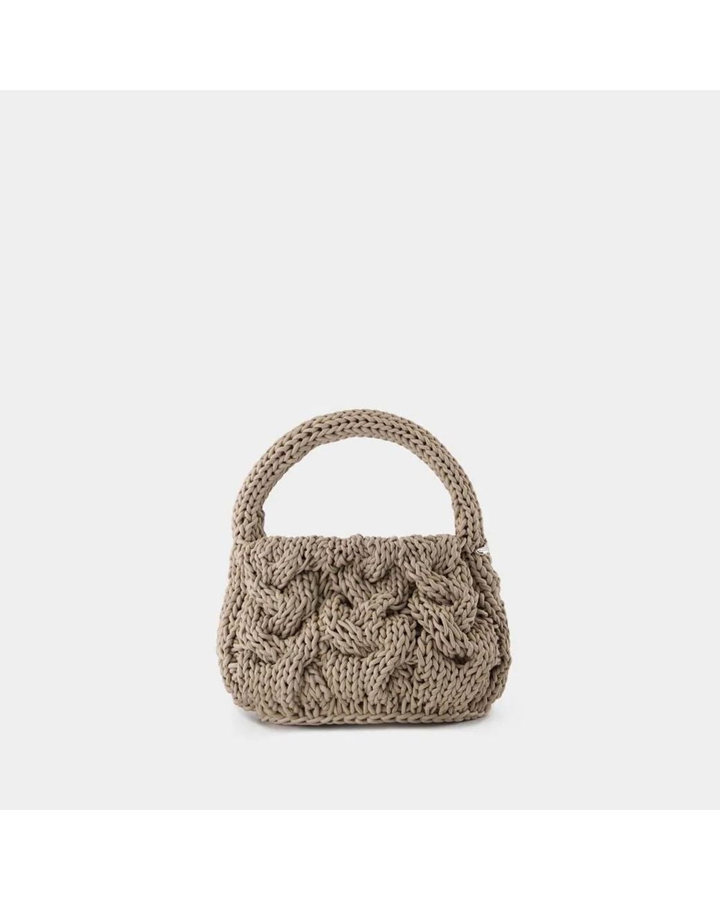 J.W. Anderson Metallic Small Cable Knit Crossbody