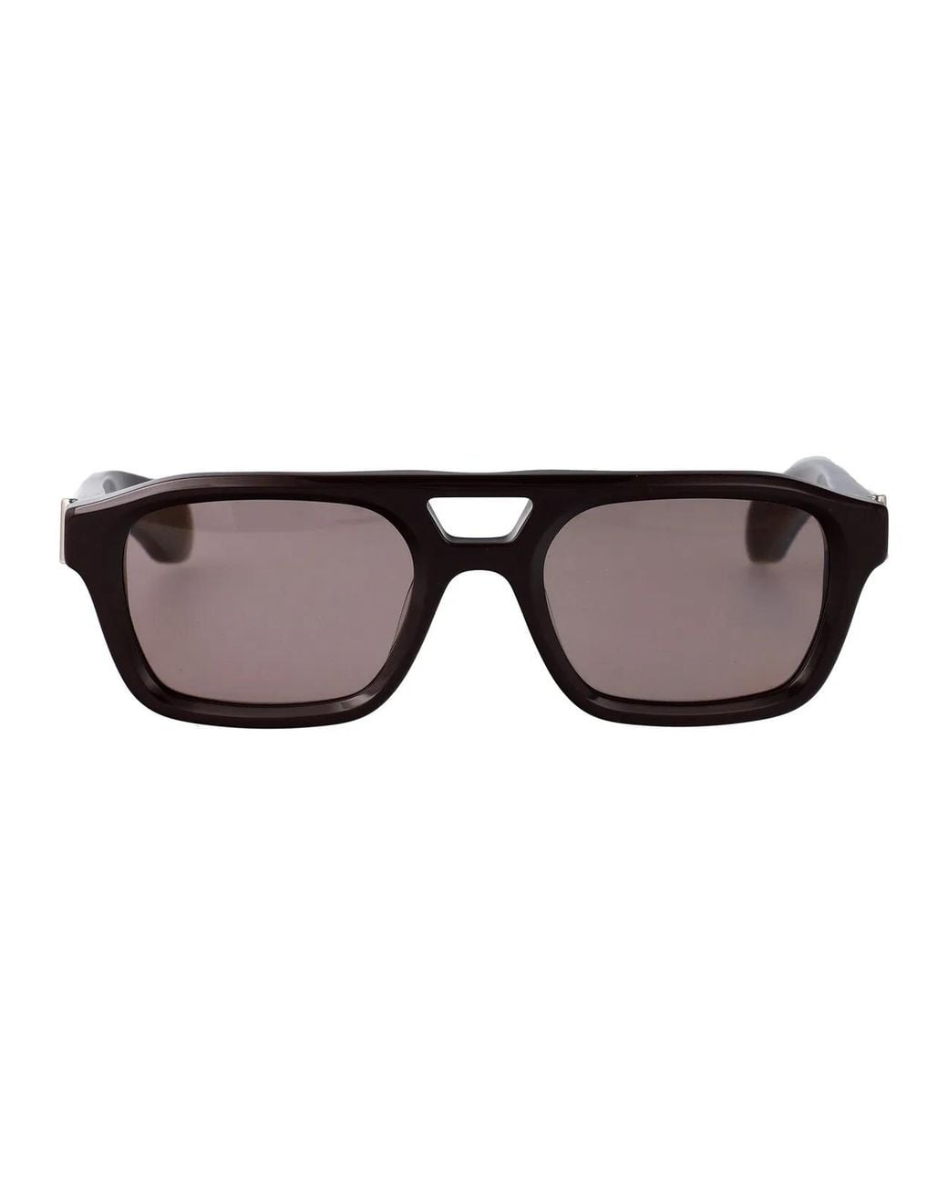 McQueen Brown Recycled Acetate Sunglasses for men