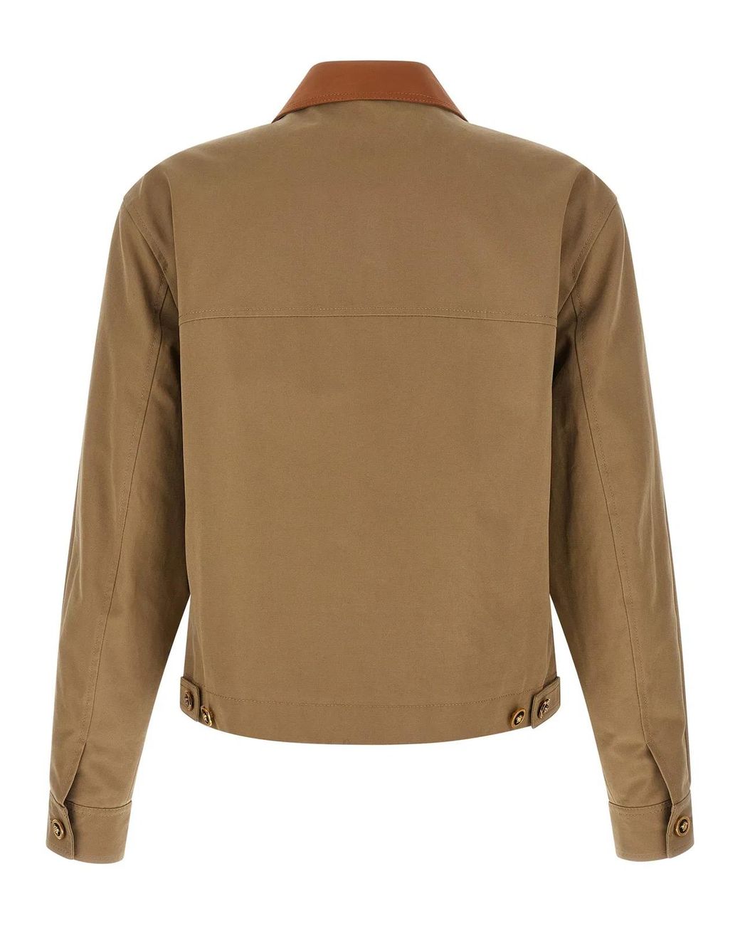 Versace Brown Cotton Jacket for men