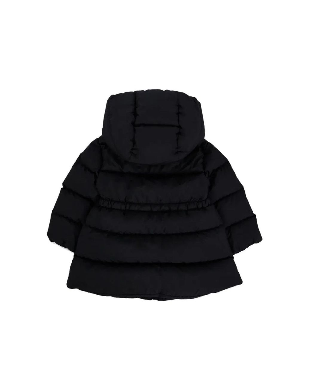 Moncler Black Jacket With Logo And Hood