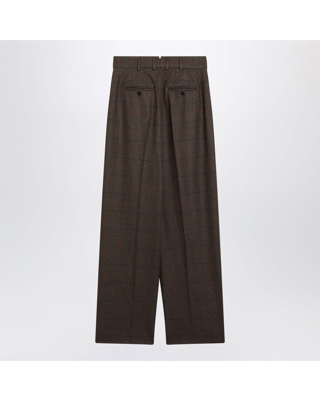 Loro Piana Gray Checkpattern Trousers