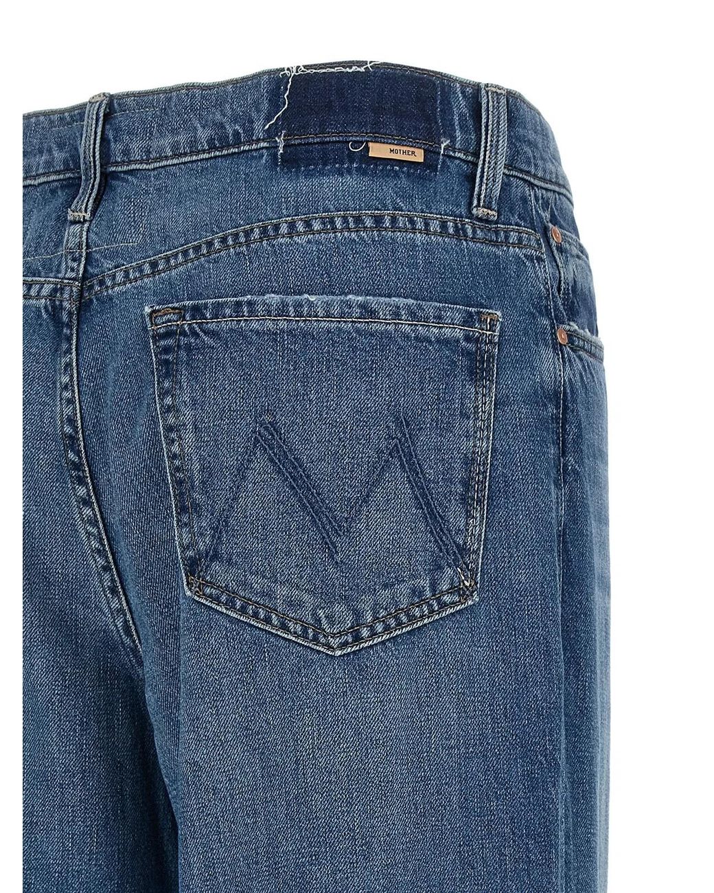 Mother Blue 'The Rerun Zip Sneak' Jeans