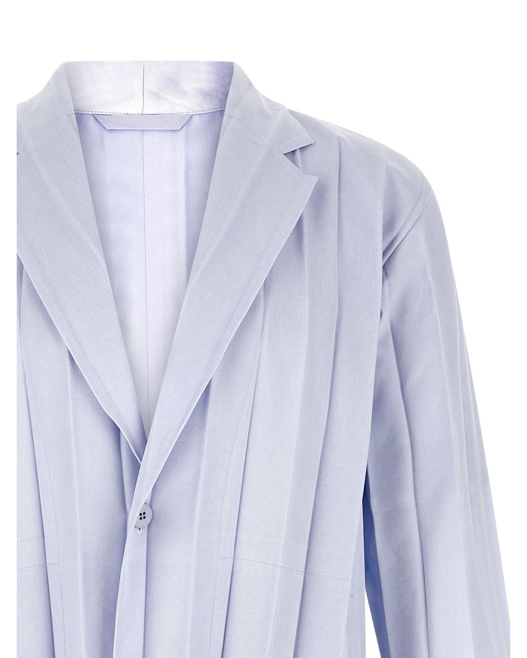 Homme Plissé Issey Miyake Blue 'Edge Ensemble' Blazer for men