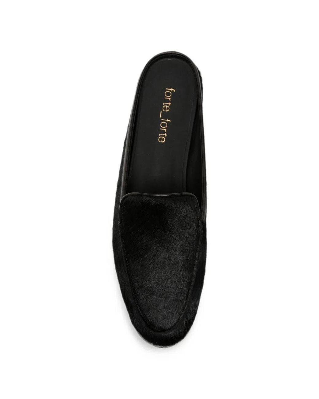 Forte_forte White Ponyskin Loafers