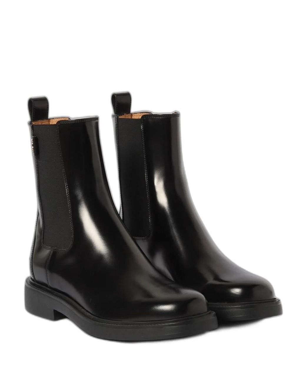 Tod's Black Leather Chelsea Boots