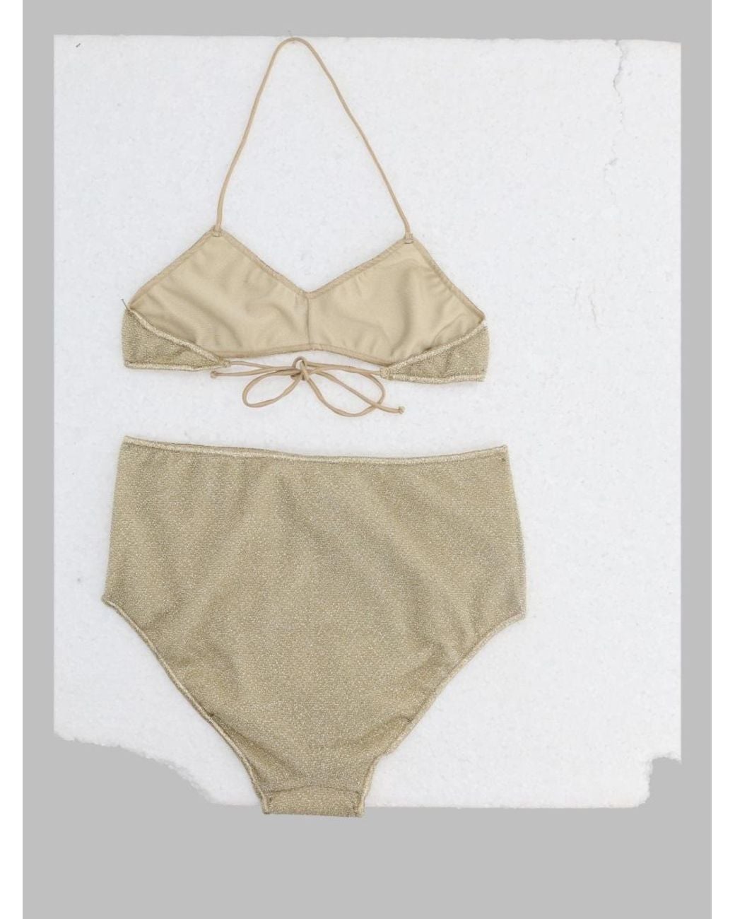 Oseree White Mini High Waisted Bra For Girls