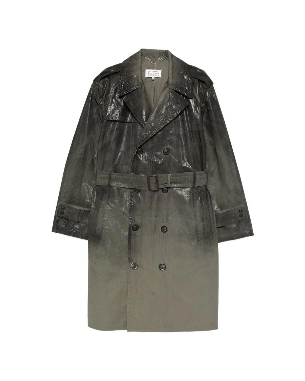 Maison Margiela Gray Mm6 Coats