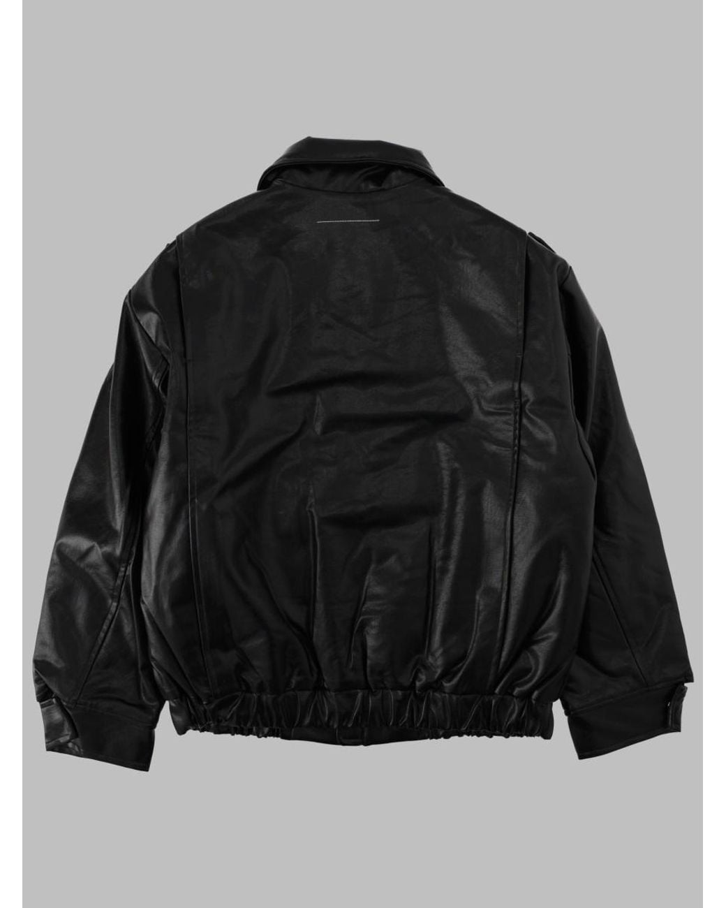MM6 by Maison Margiela Black Giacca Biker