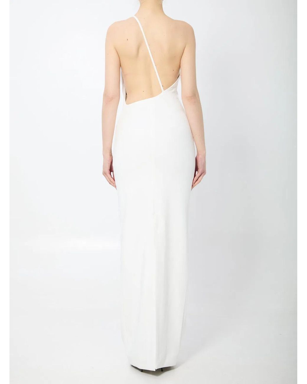 Solace London White Alexandra Maxi Dress