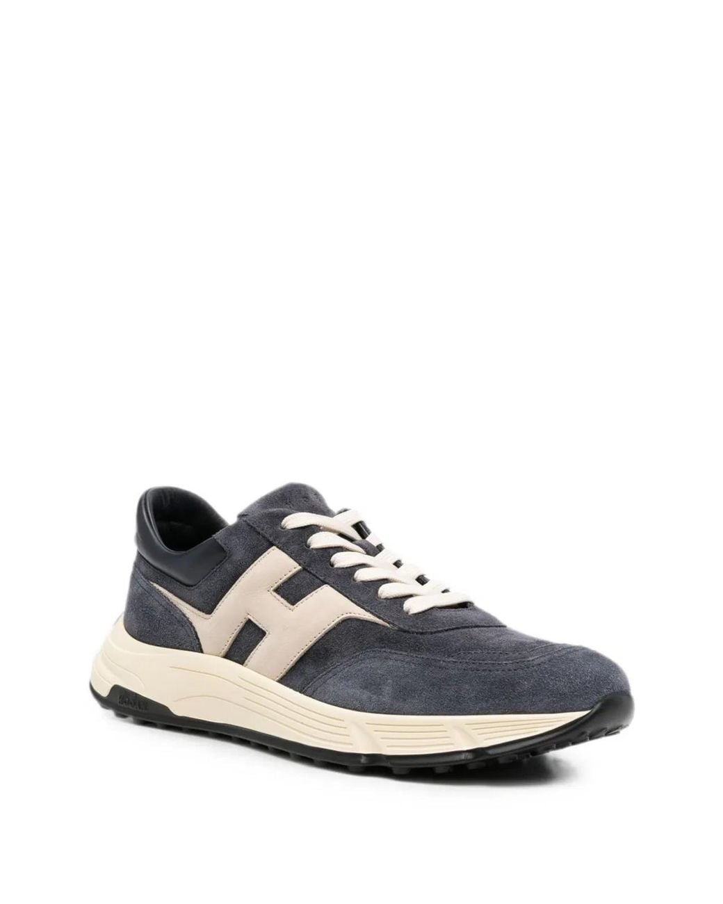 Hogan White Hyperlight Leather Sneakers for men
