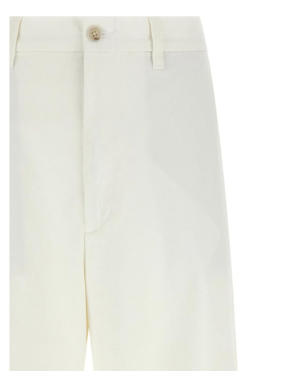 Polo Ralph Lauren White Stretch Cotton Twill Chinos