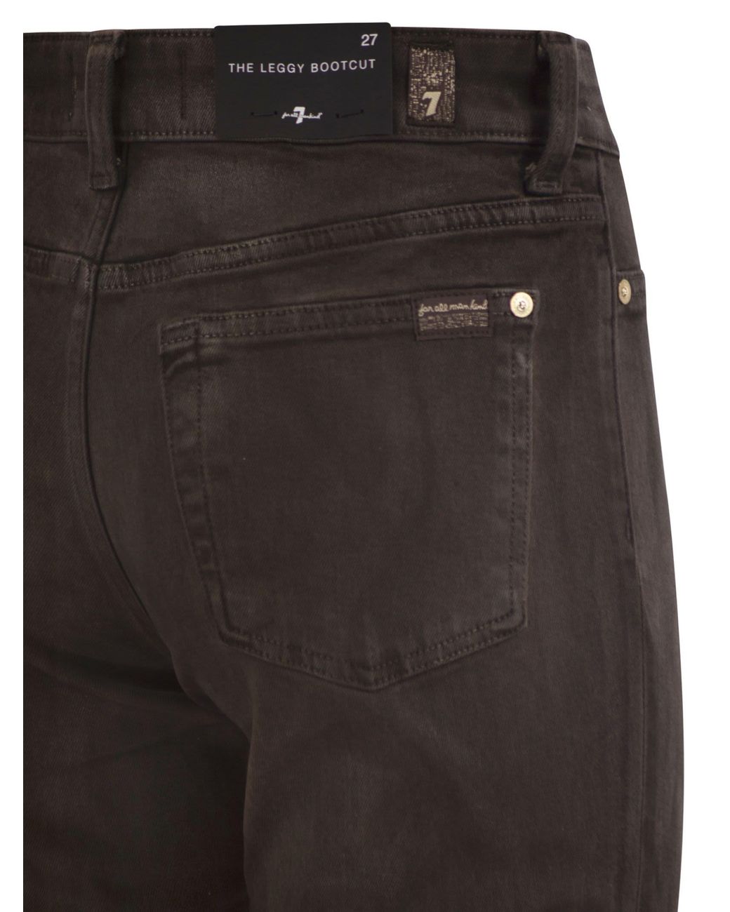 7 For All Mankind Gray The Leggy Bootcut Jeans