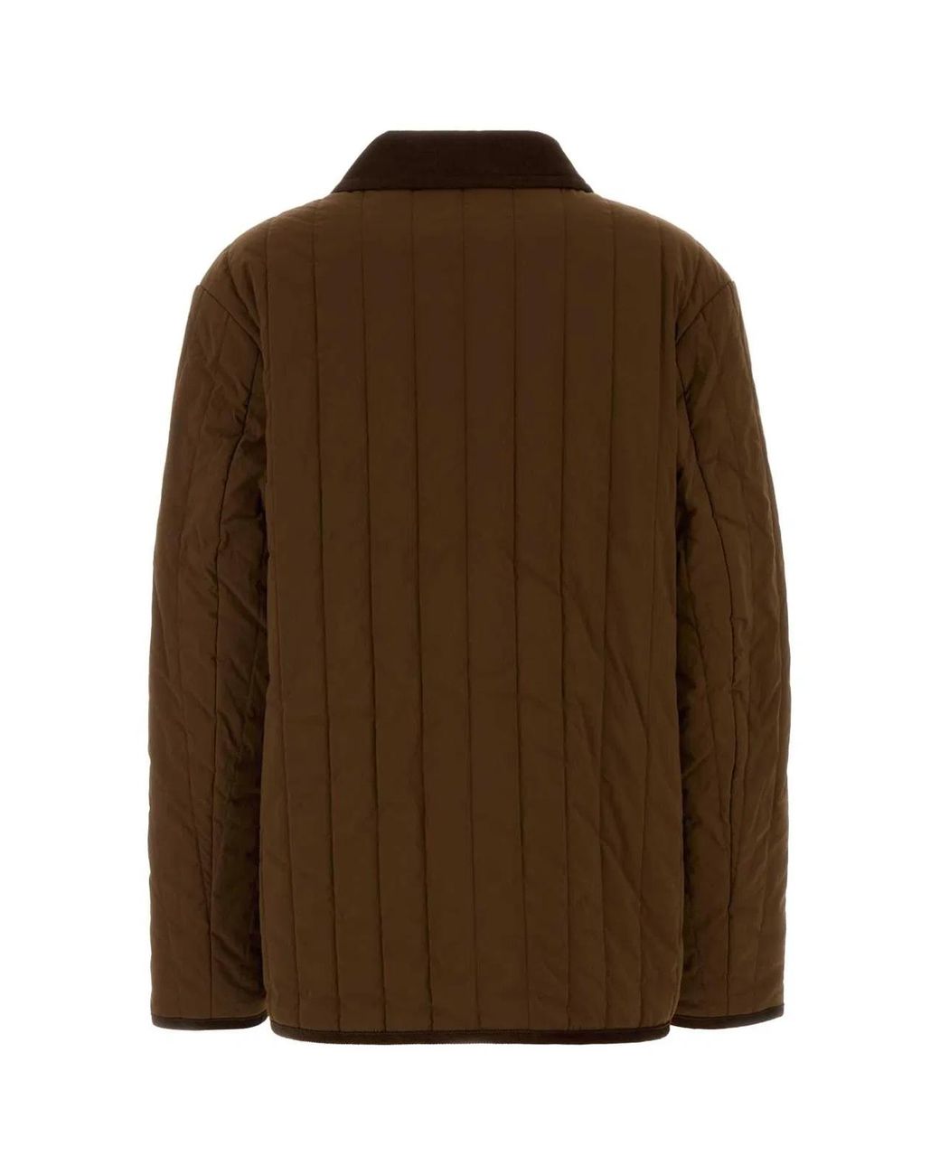 A.P.C. Brown Stretch Nylon Leone Jacket