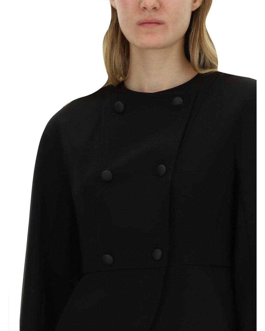 Max Mara Black Frond Mini Jacket It
