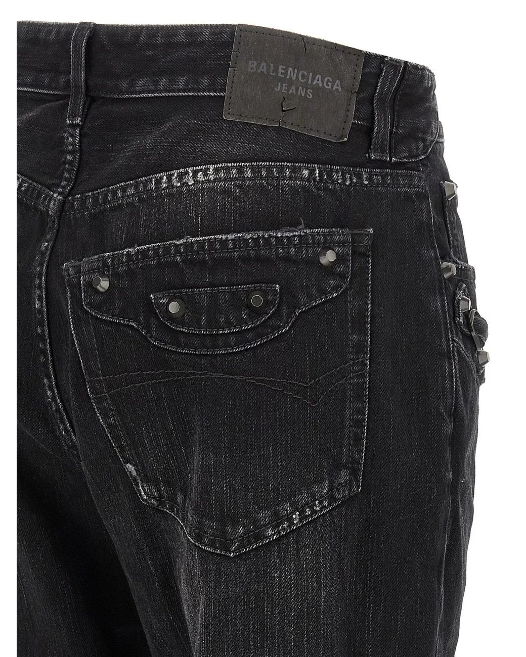 Balenciaga Black 'City' Jeans