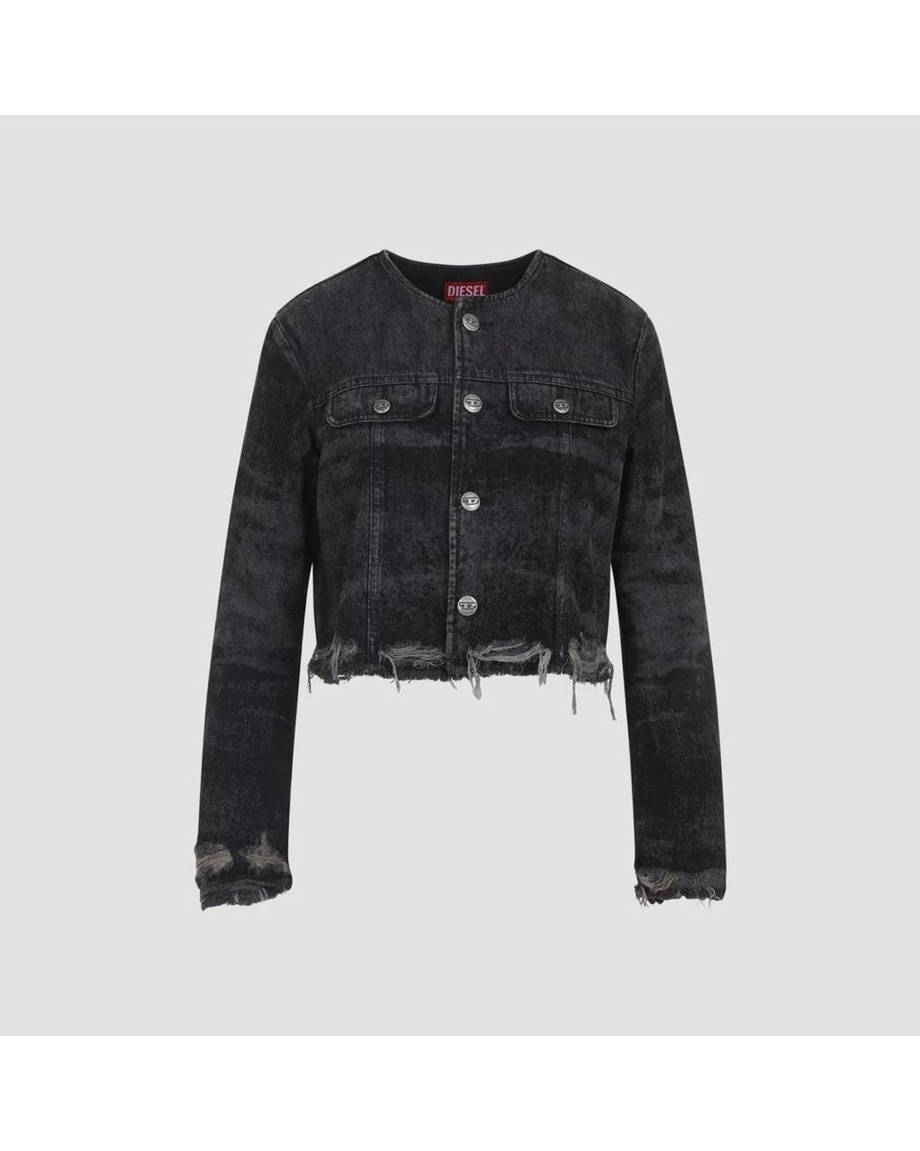 DIESEL Black Cotton De-Graffy Jacket