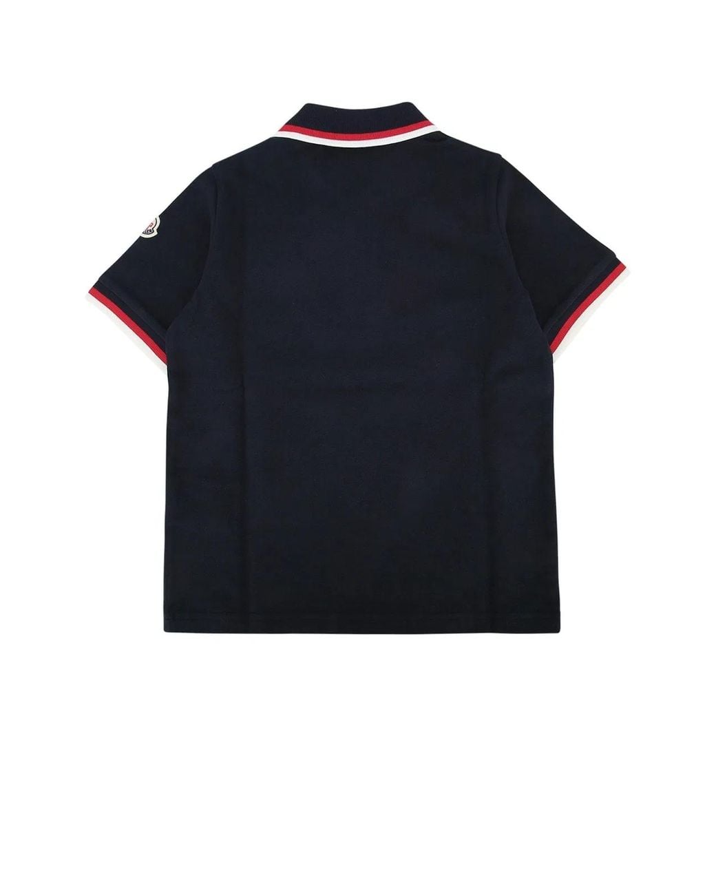 Moncler Blue Jr Ss Polo