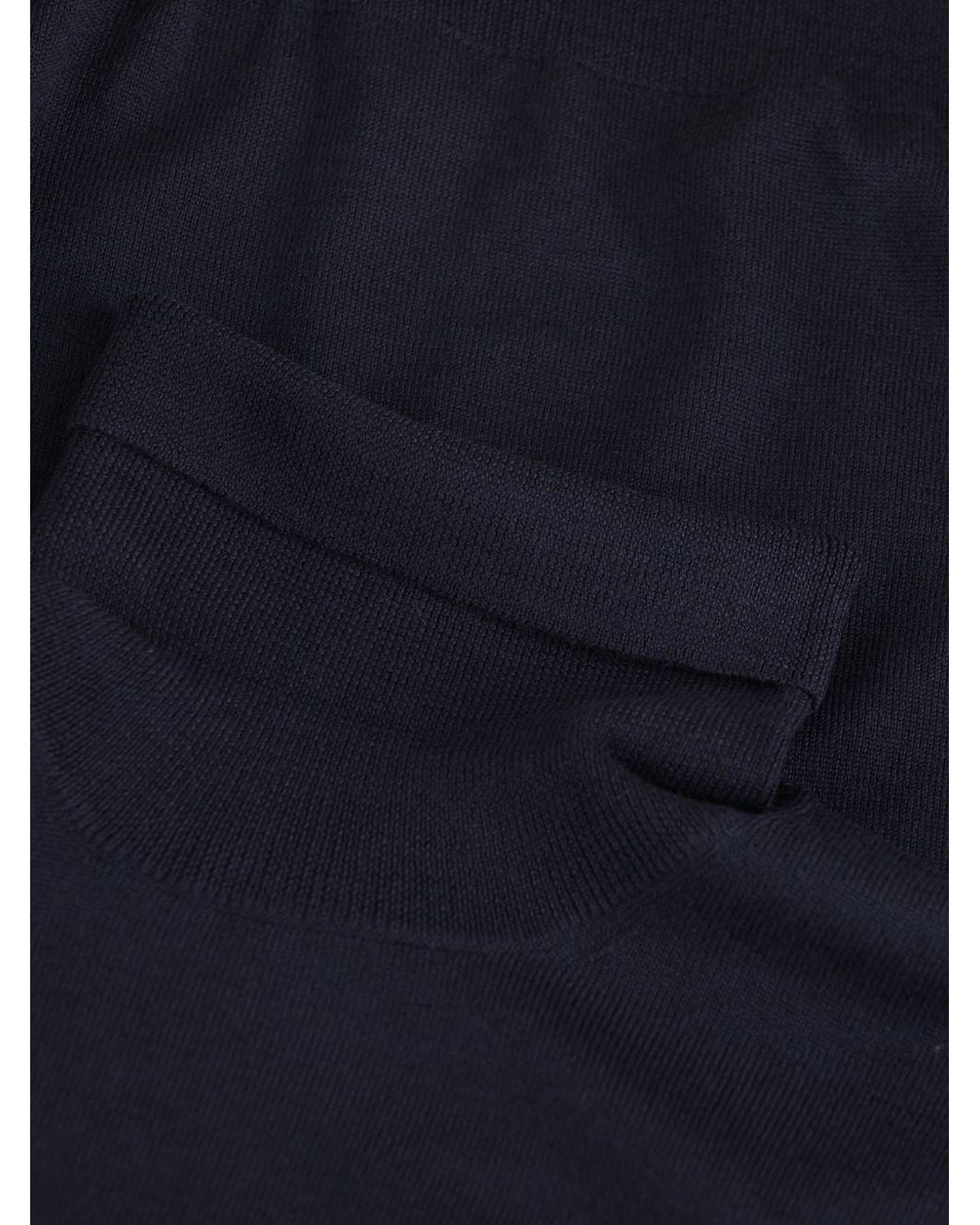 Tagliatore Blue Virgin Wool Sweater for men