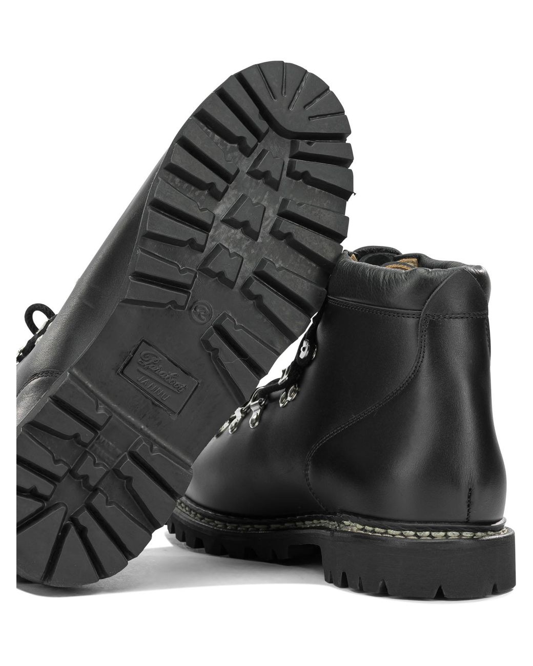 Paraboot Black "Avoriaz Jannu" Lace-Up Ankle Boots for men