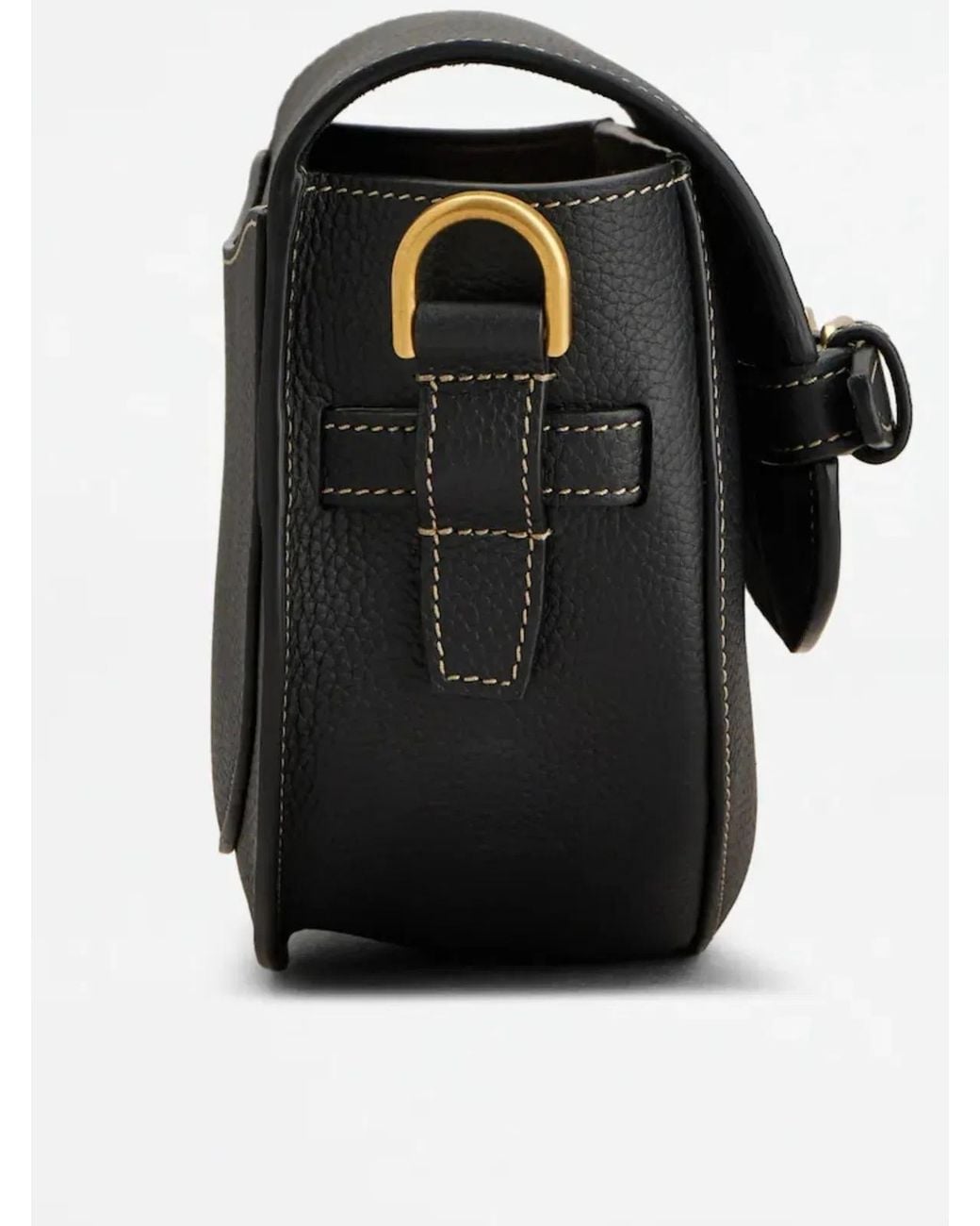 Tod's Black Tim Round Mini Crossbody